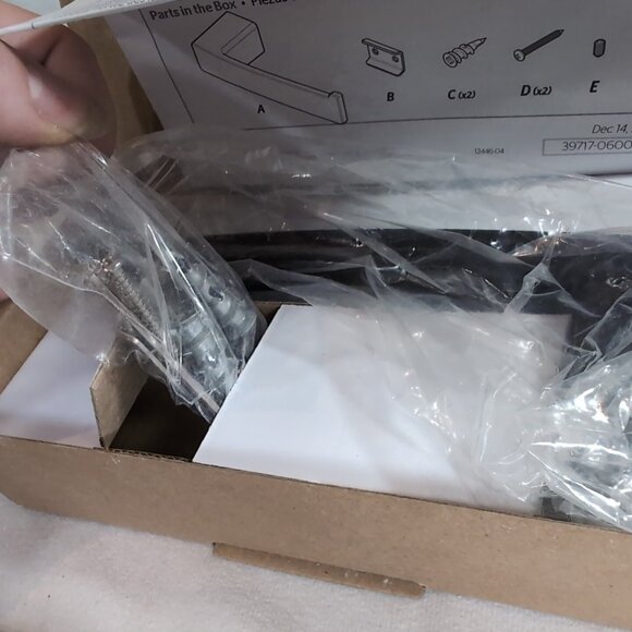 Pfister Kenzo Toilet Tissue Holder Matte Black BPH-DF Metal Paper BPH-DF1B NEW - Picture 9 of 10